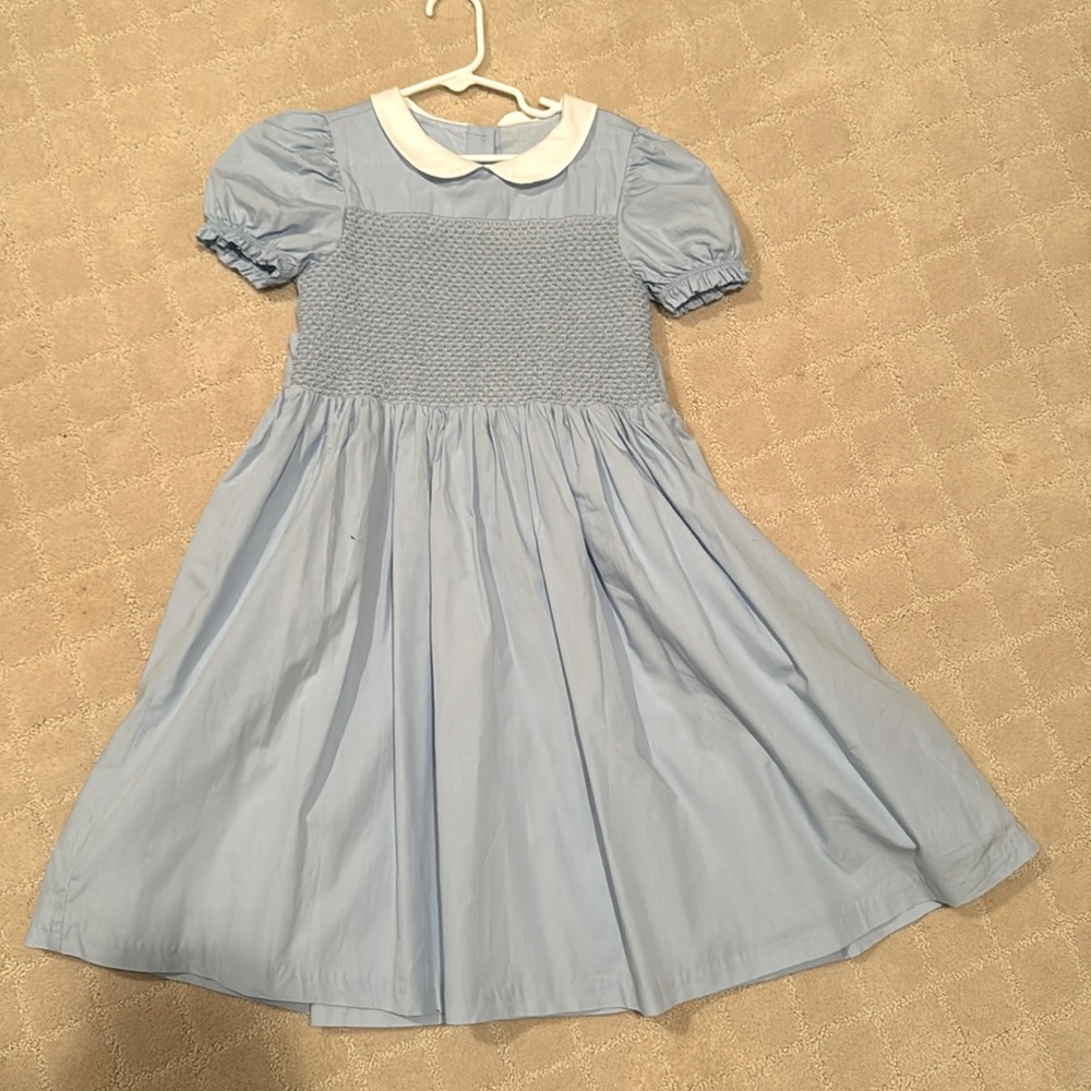Janie & Jack smocked cotton dress